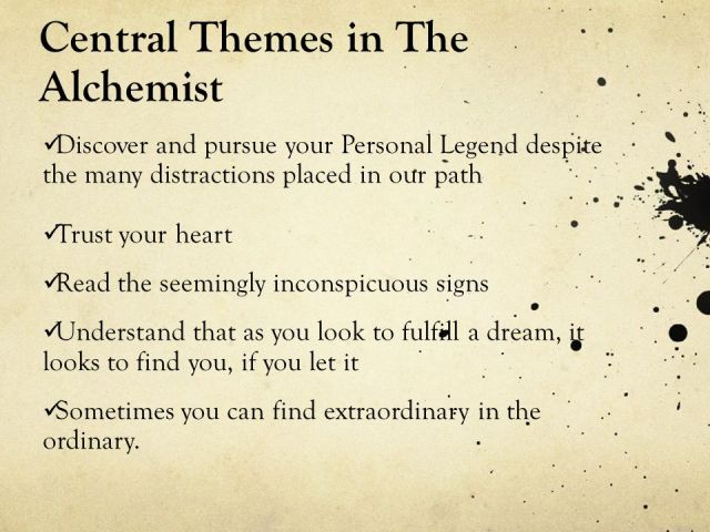 Central+Themes+in+The+Alchemist